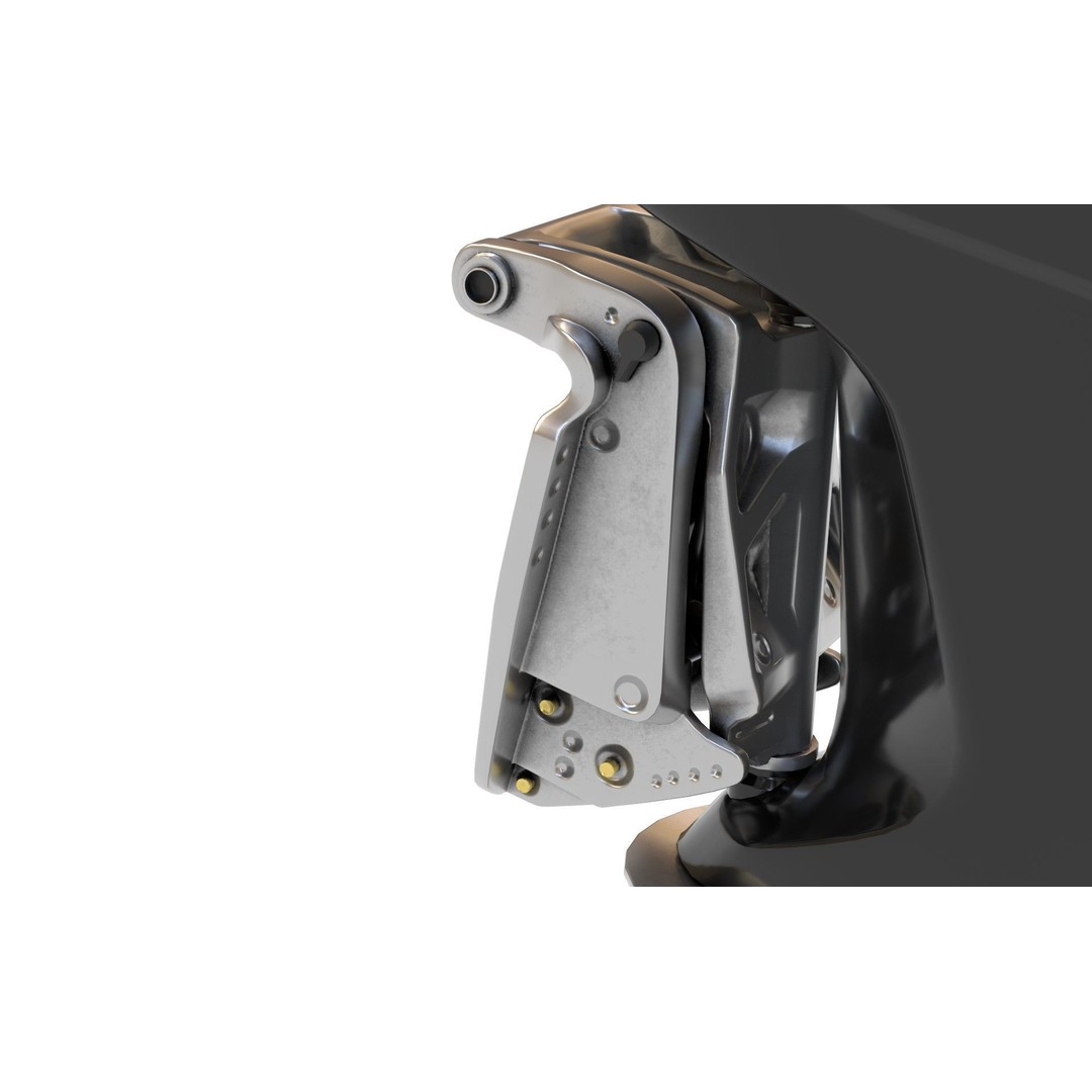 Outboard Motor 3D Model – High Poly Marine Engine, FBX, Blender - View 11