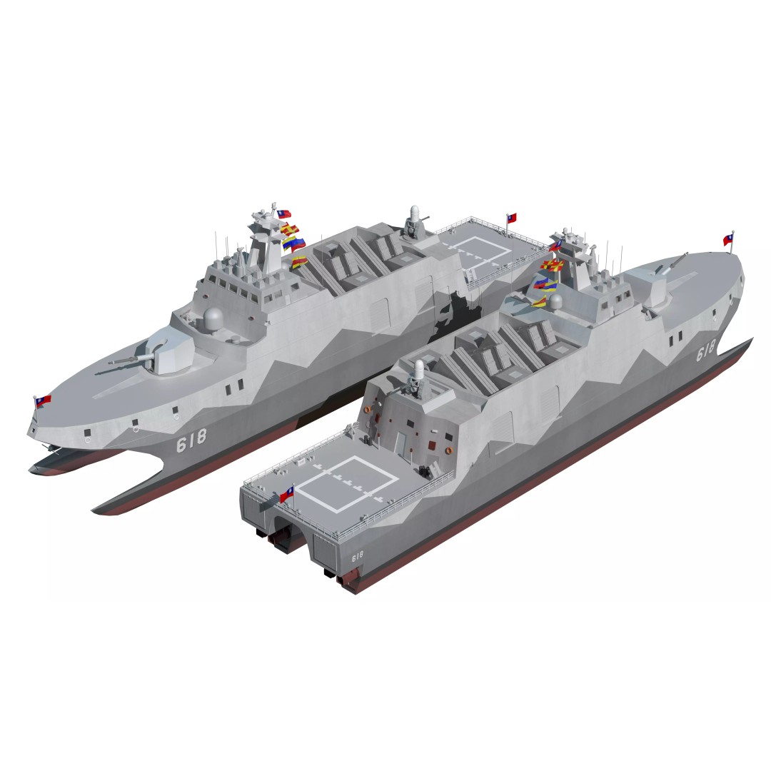 Tuojiang Class Patrol Ship 3D Model – Military Watercraft, PBR Textures, FBX - View 2