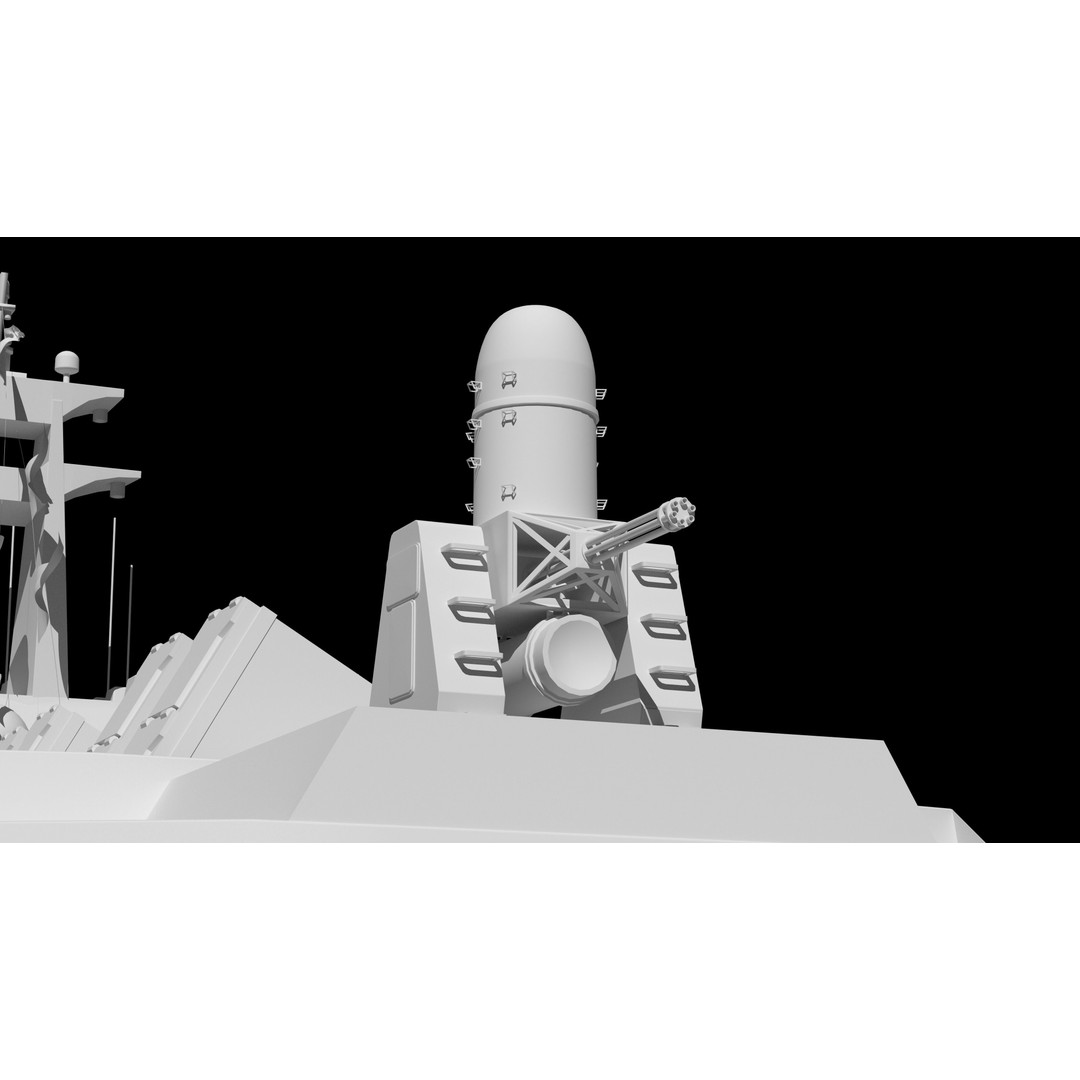Tuojiang Class Patrol Ship 3D Model – Military Watercraft, PBR Textures, FBX - View 39