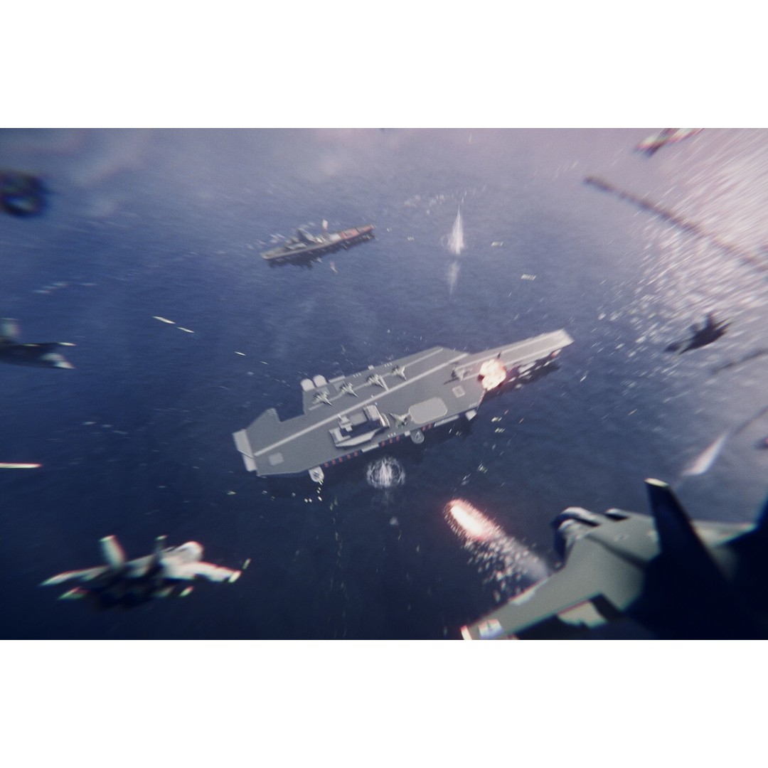 Poly Fleet 3D Model – Low Poly Battleship Fleet, Game Ready, FBX - View 5