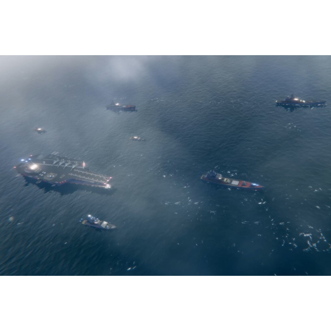 Poly Fleet 3D Model – Low Poly Battleship Fleet, Game Ready, FBX - View 7
