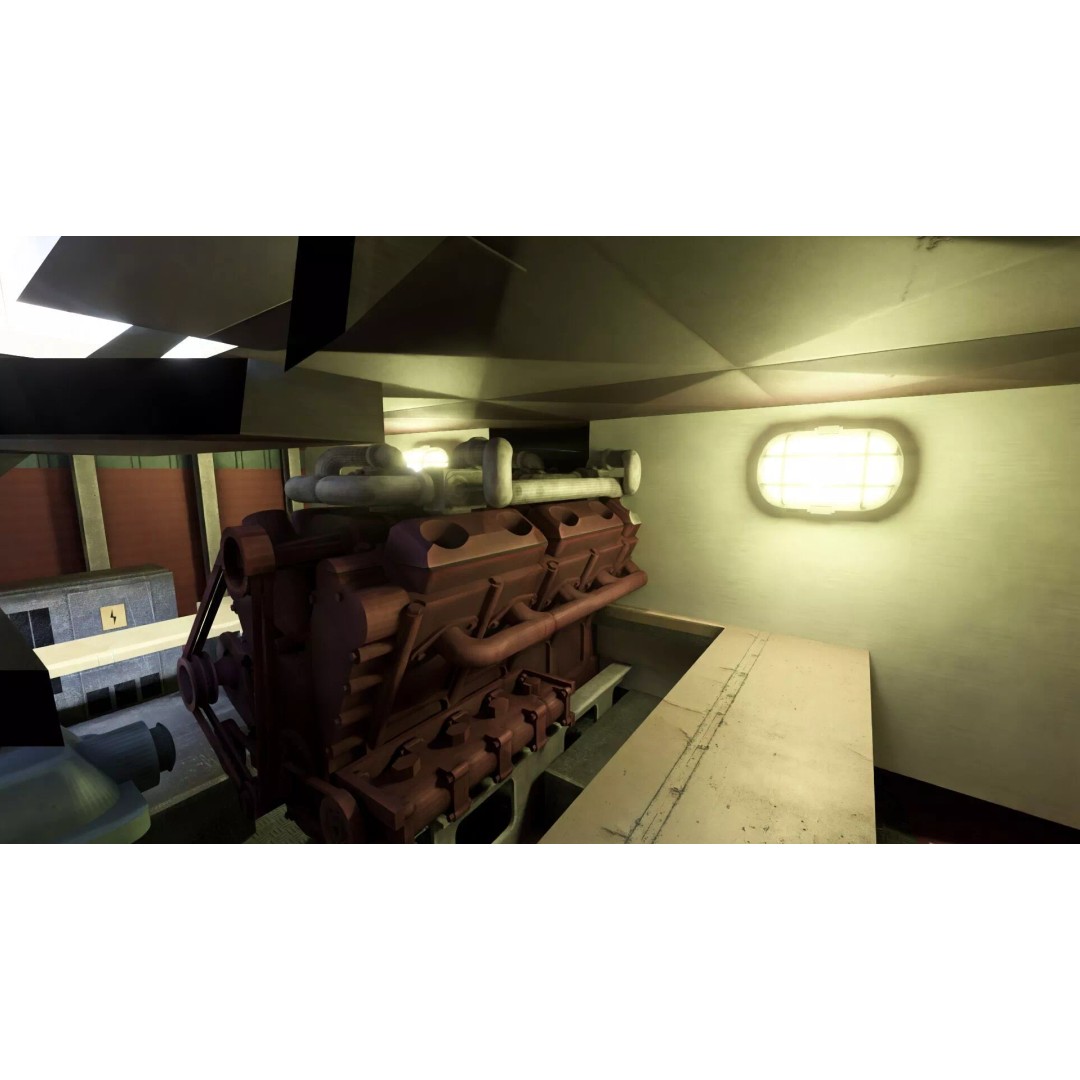 Detailed Tug Boat 3D Model – Industrial Watercraft with Interior, OBJ - View 36