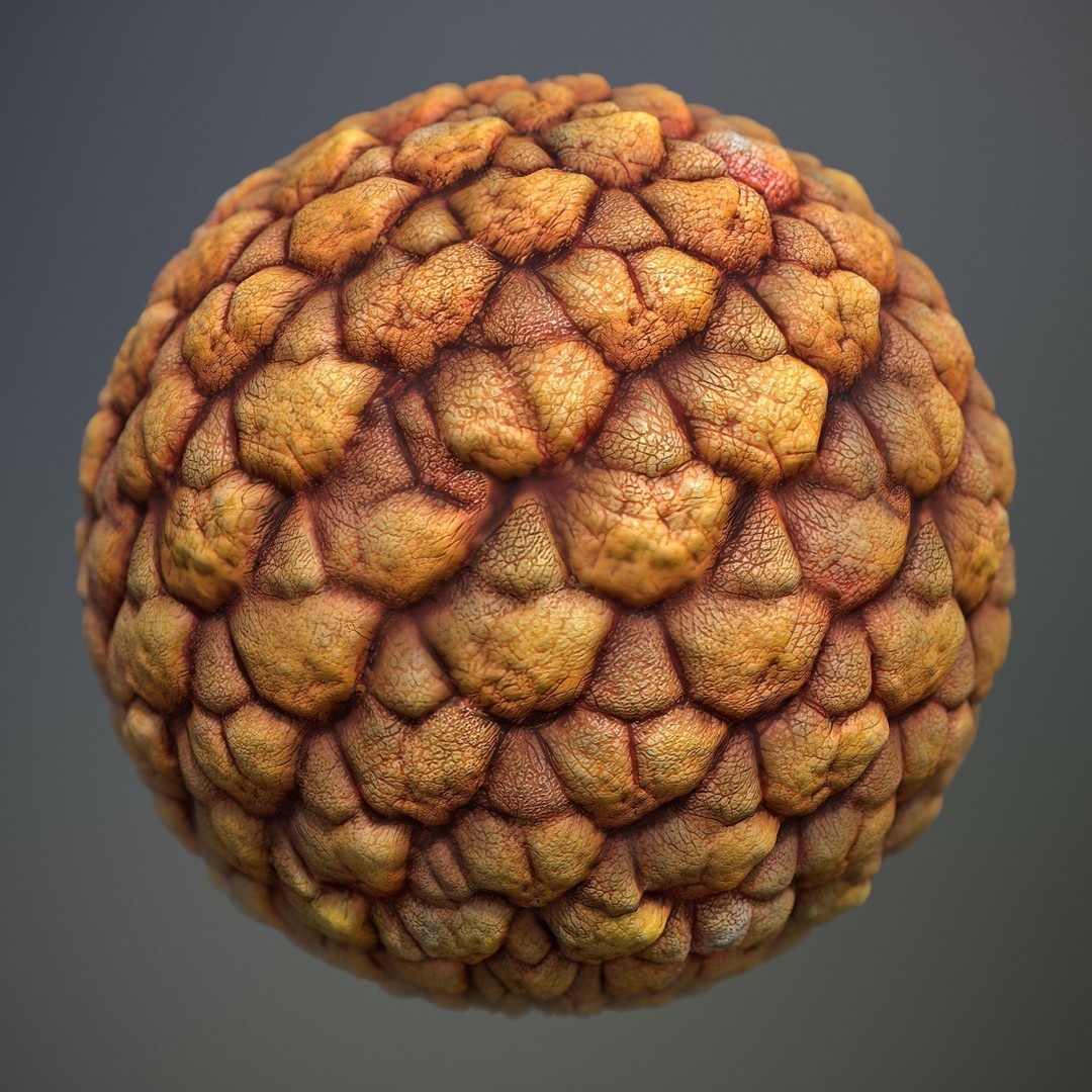 Alien Skin 3D Model – Seamless PBR Texture Pack, 8K & 4K