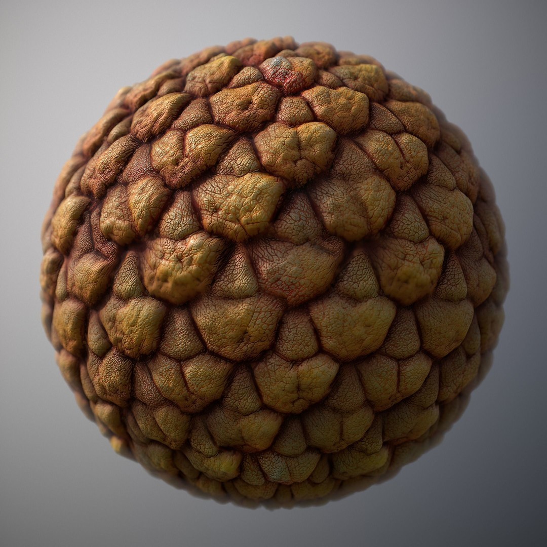 Alien Skin 3D Model – Seamless PBR Texture Pack, 8K & 4K - View 15