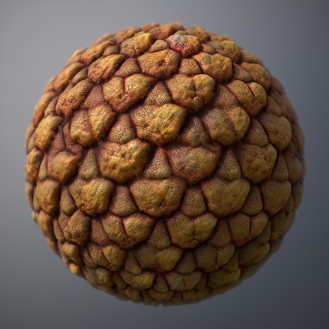 Alien Skin 3D Model – Seamless PBR Texture Pack, 8K & 4K - View 16
