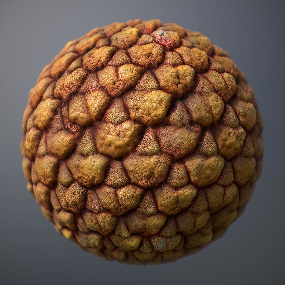 Alien Skin 3D Model – Seamless PBR Texture Pack, 8K & 4K - View 17