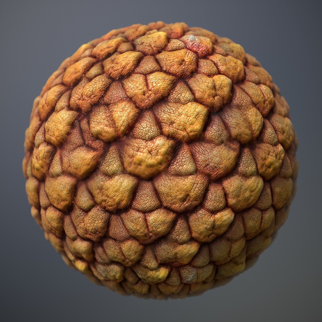Alien Skin 3D Model – Seamless PBR Texture Pack, 8K & 4K - View 18