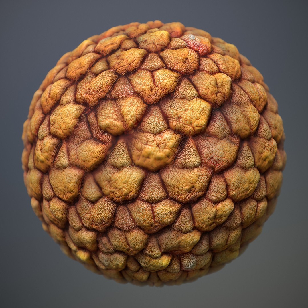 Alien Skin 3D Model – Seamless PBR Texture Pack, 8K & 4K - View 19