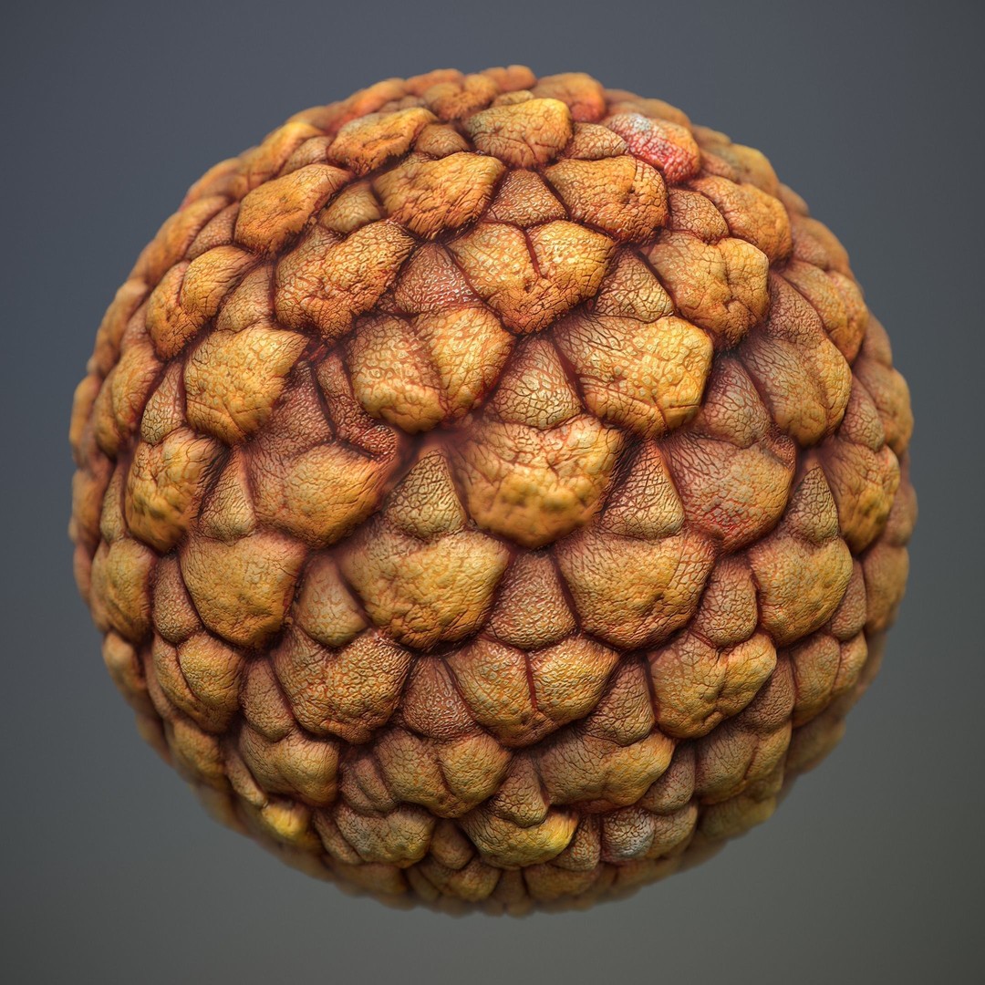 Alien Skin 3D Model – Seamless PBR Texture Pack, 8K & 4K - View 20