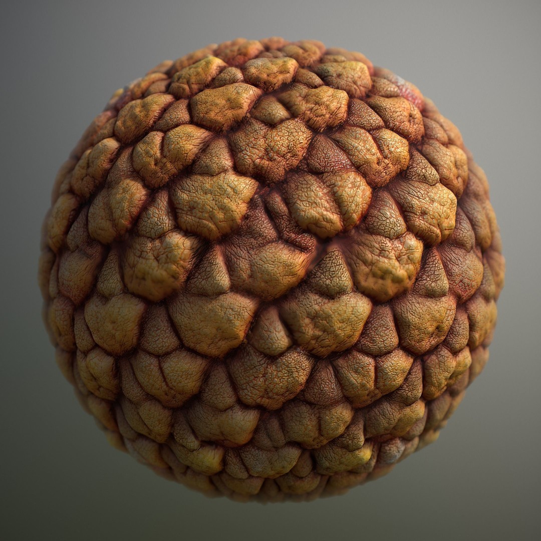 Alien Skin 3D Model – Seamless PBR Texture Pack, 8K & 4K - View 4