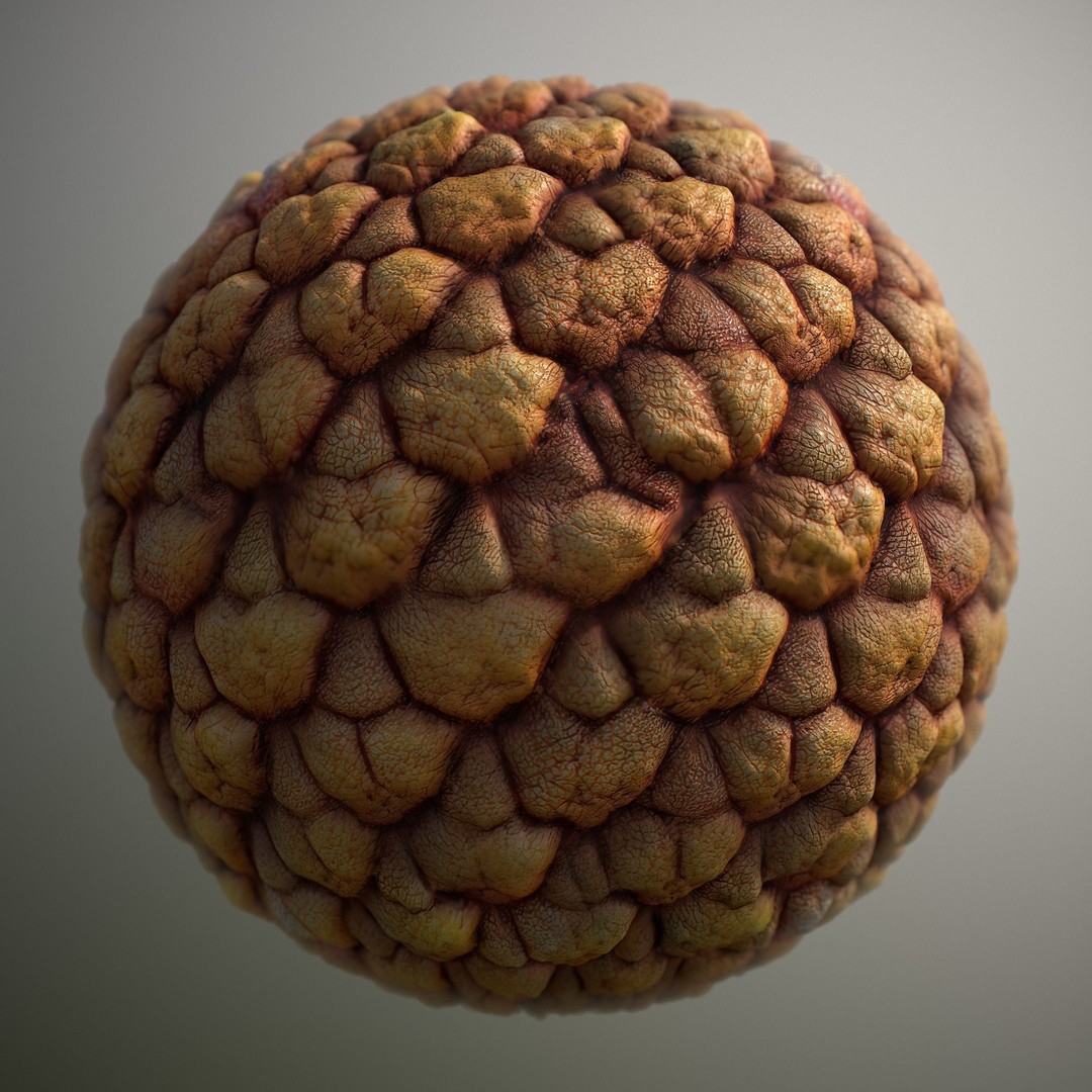 Alien Skin 3D Model – Seamless PBR Texture Pack, 8K & 4K - View 5