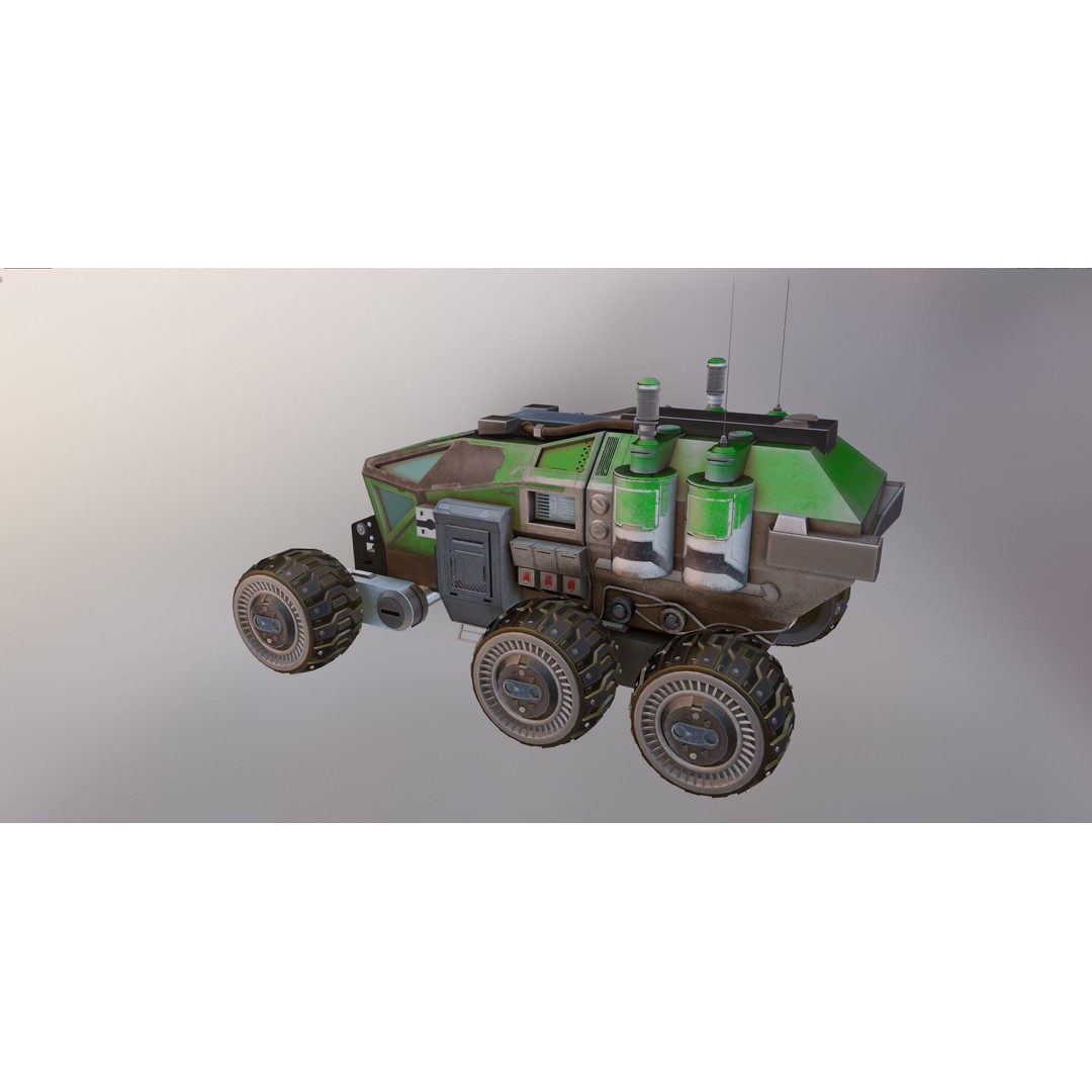 Mars Rover 3D Model – Low Poly PBR Vehicle with 8K Textures - View 40