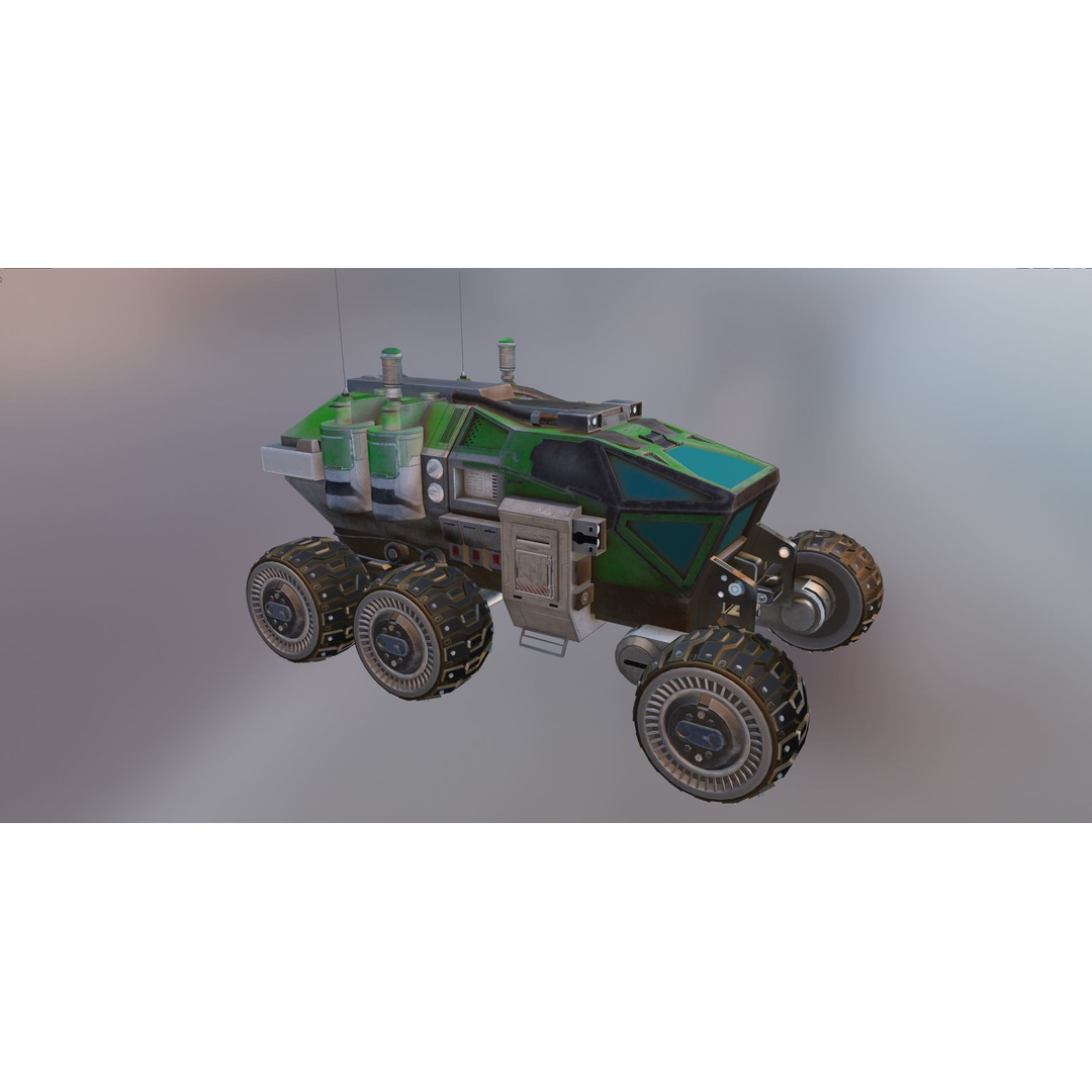 Mars Rover 3D Model – Low Poly PBR Vehicle with 8K Textures - View 41