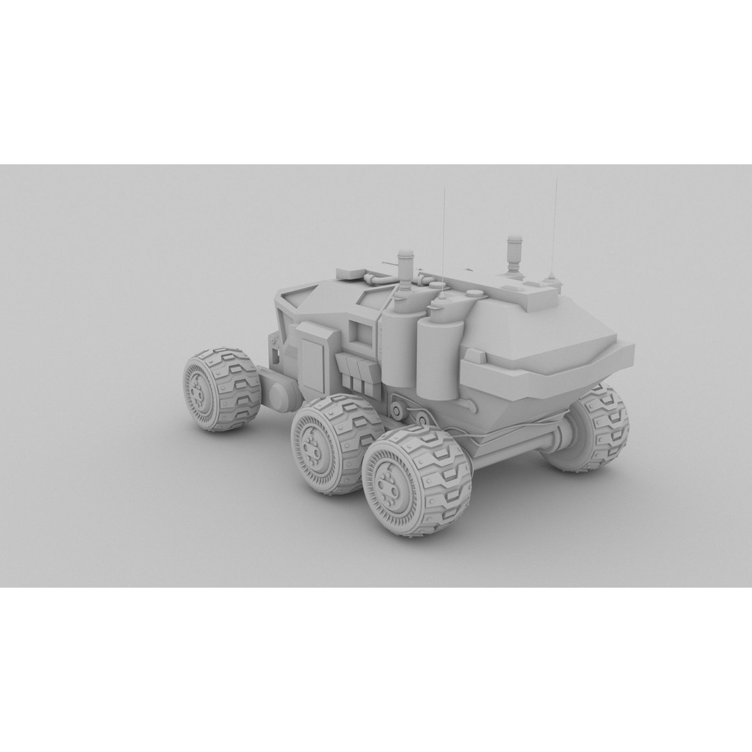 Mars Rover 3D Model – Low Poly PBR Vehicle with 8K Textures - View 53