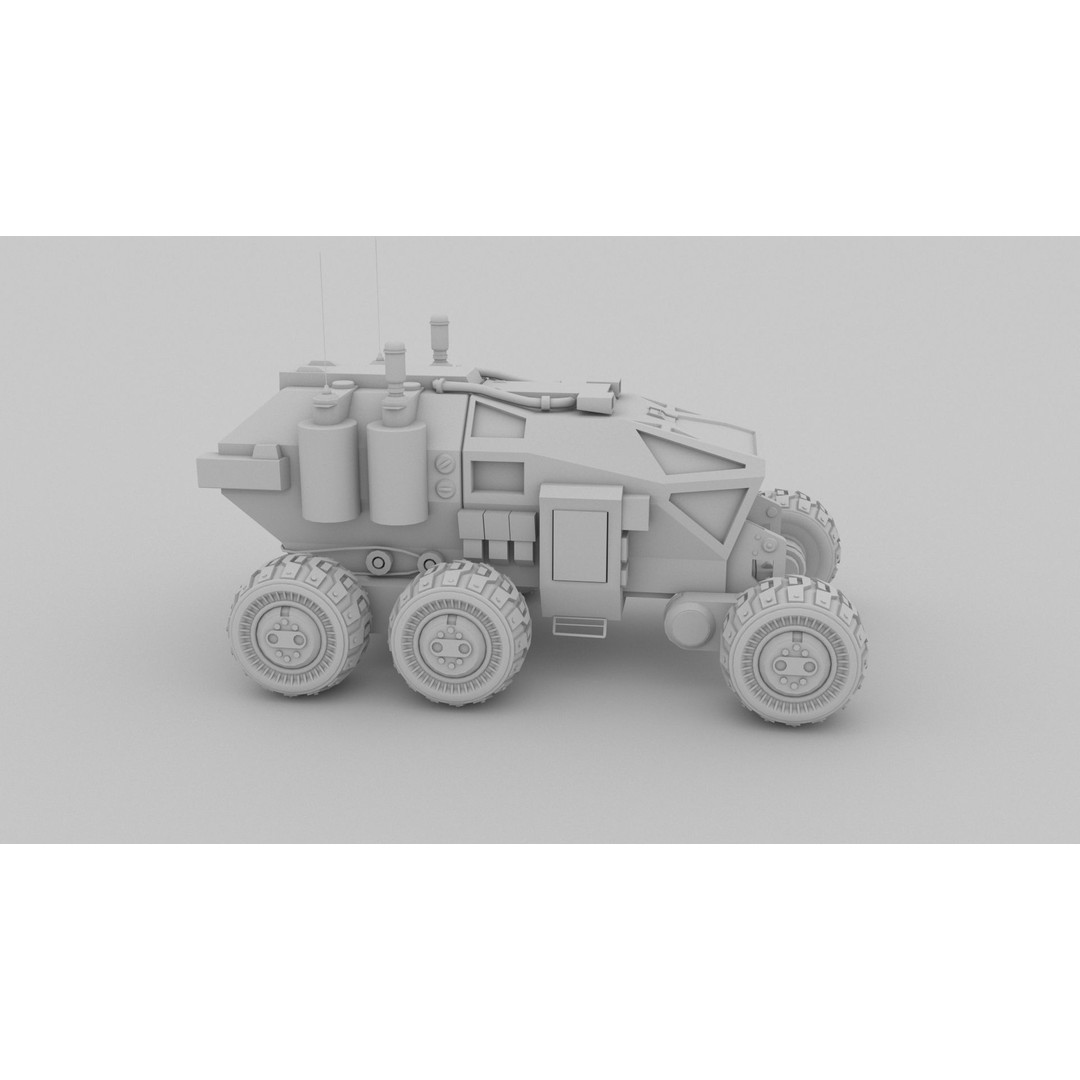Mars Rover 3D Model – Low Poly PBR Vehicle with 8K Textures - View 54