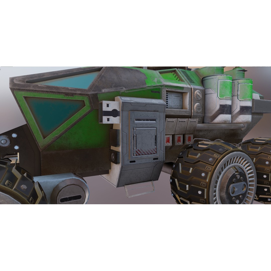 Mars Rover 3D Model – Low Poly PBR Vehicle with 8K Textures - View 59