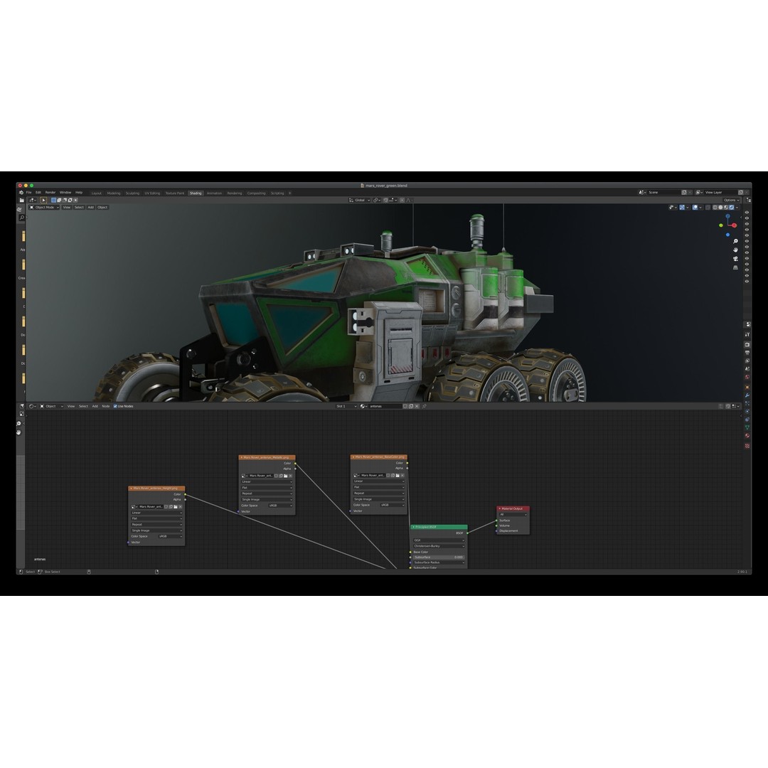 Mars Rover 3D Model – Low Poly PBR Vehicle with 8K Textures - View 61