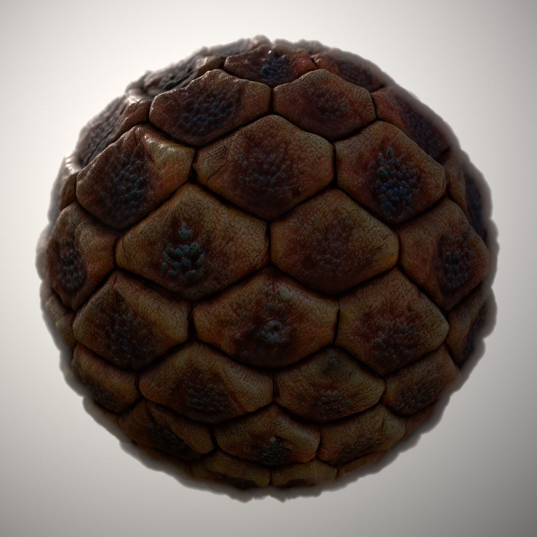 Alien Skin Material PBR Texture – Seamless 8K/4K Game Asset - View 12