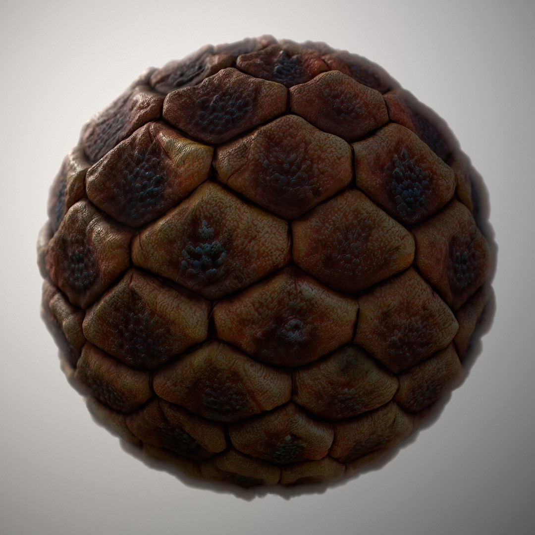 Alien Skin Material PBR Texture – Seamless 8K/4K Game Asset - View 13