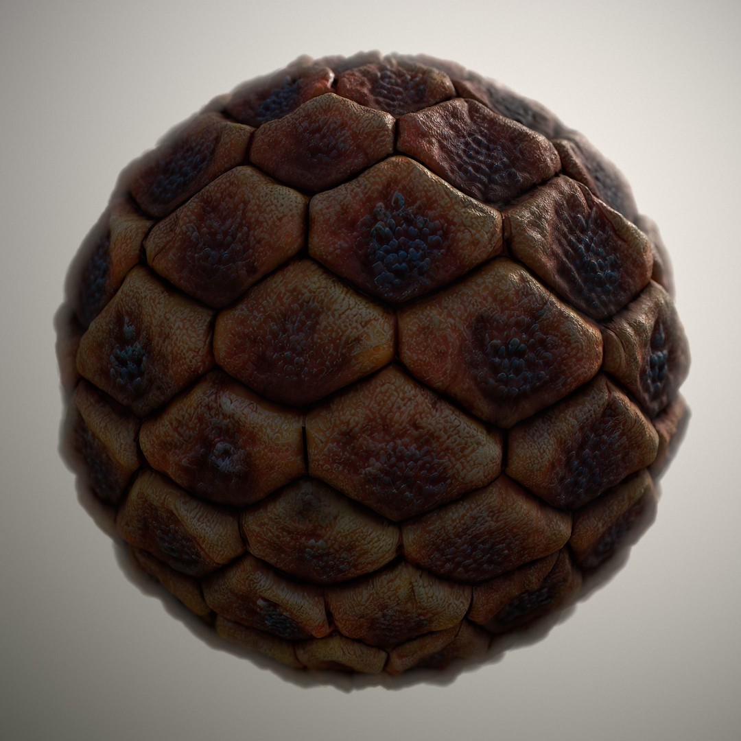 Alien Skin Material PBR Texture – Seamless 8K/4K Game Asset - View 7