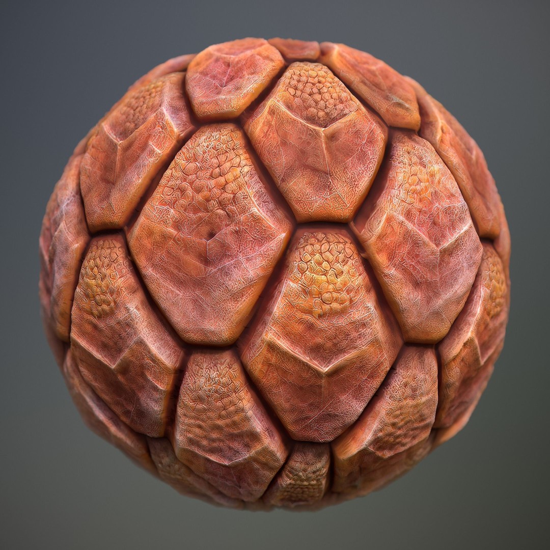 Alien Skin 3D Model – Seamless PBR Texture Pack, FBX & PNG
