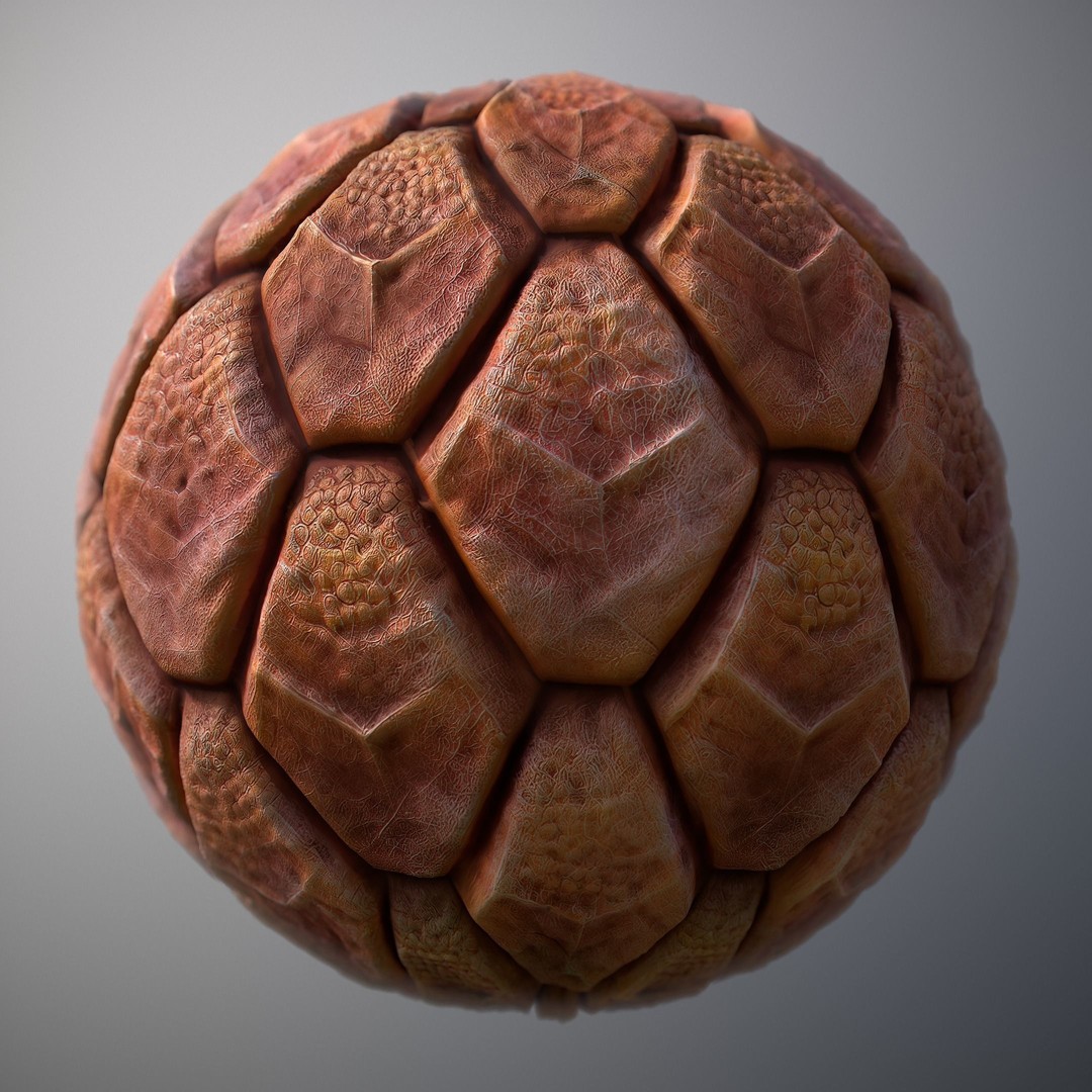 Alien Skin 3D Model – Seamless PBR Texture Pack, FBX & PNG - View 15