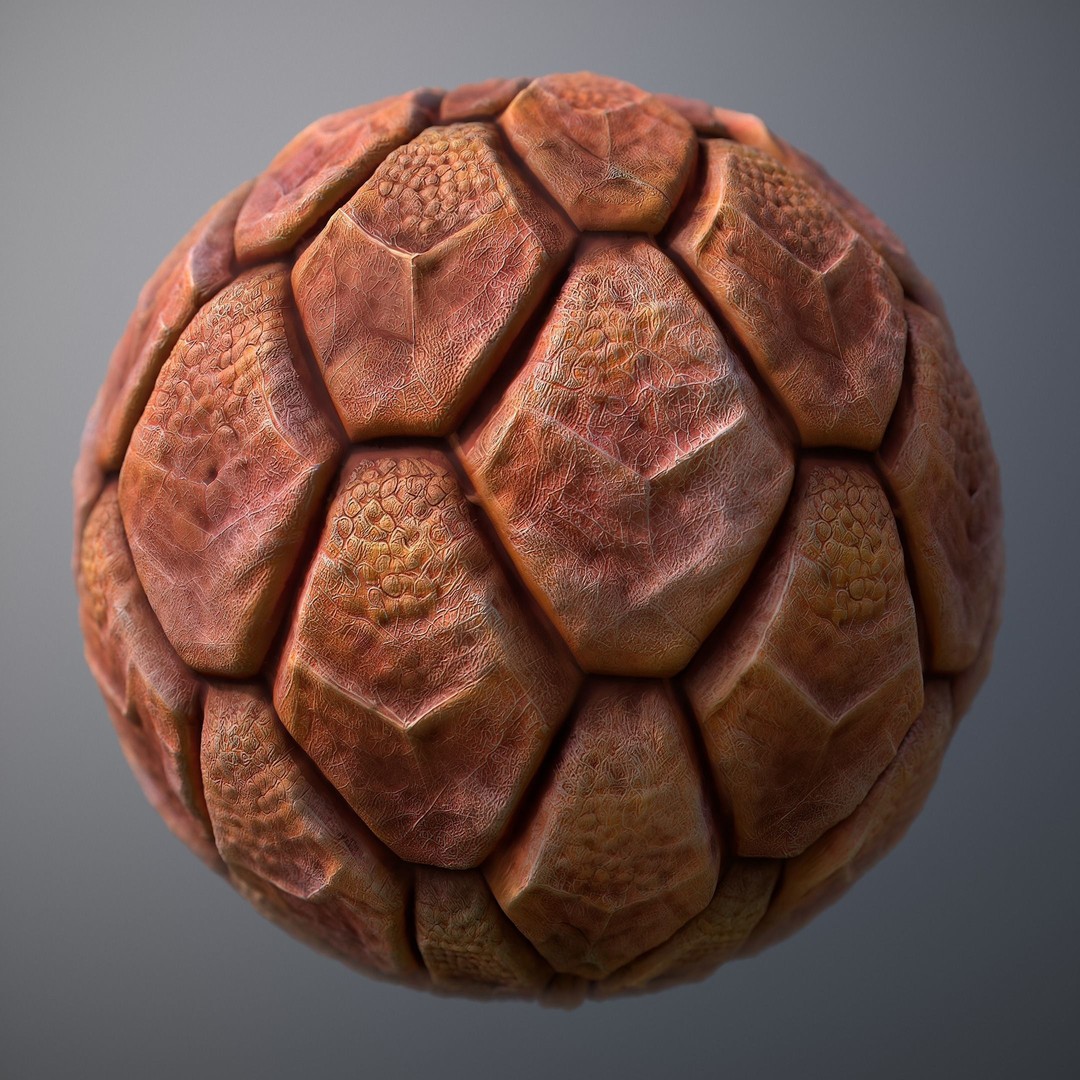 Alien Skin 3D Model – Seamless PBR Texture Pack, FBX & PNG - View 16