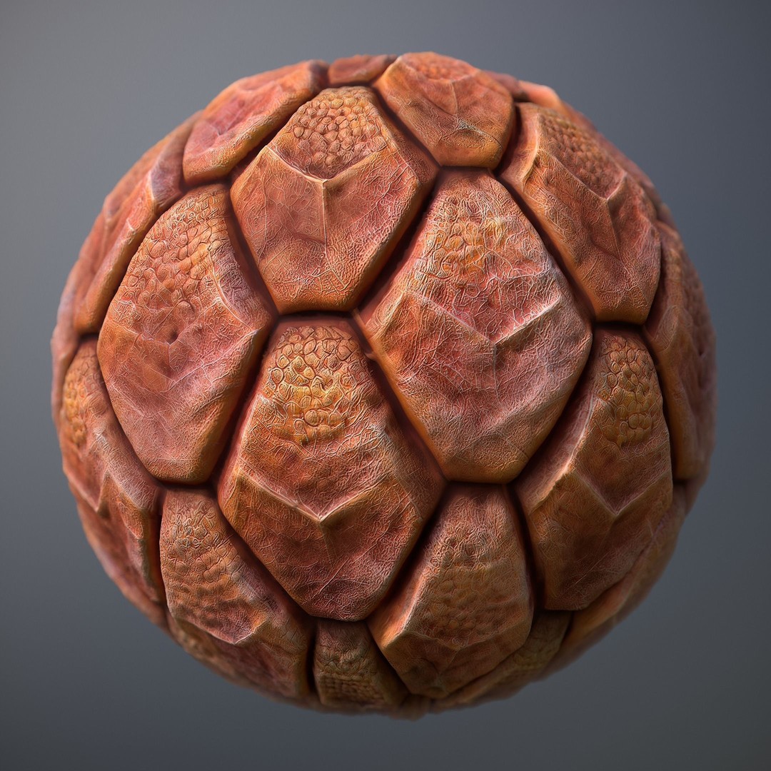 Alien Skin 3D Model – Seamless PBR Texture Pack, FBX & PNG - View 17