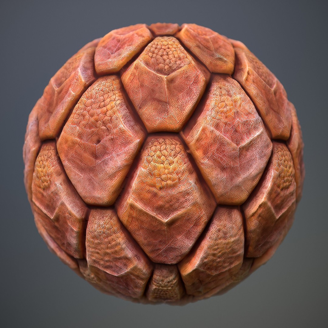 Alien Skin 3D Model – Seamless PBR Texture Pack, FBX & PNG - View 19