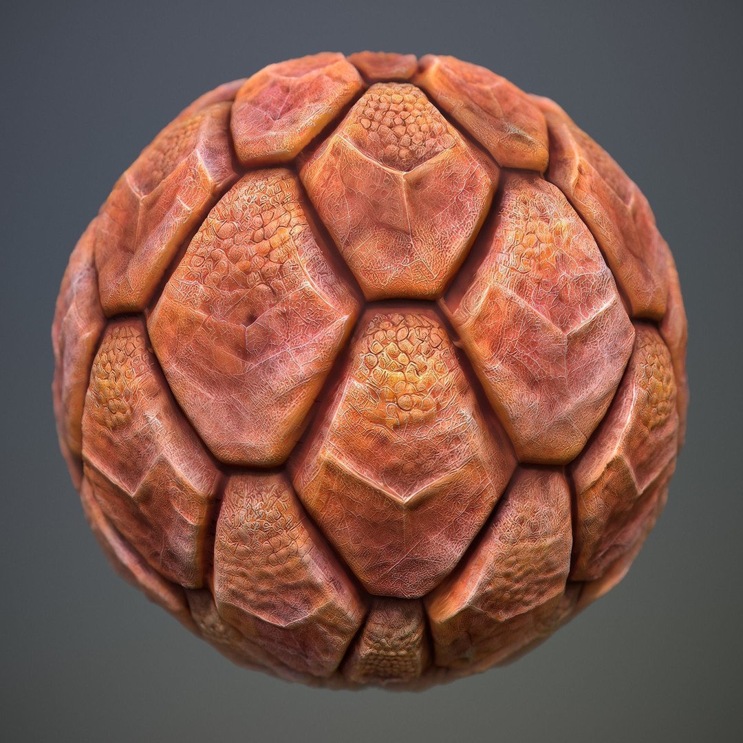 Alien Skin 3D Model – Seamless PBR Texture Pack, FBX & PNG - View 20