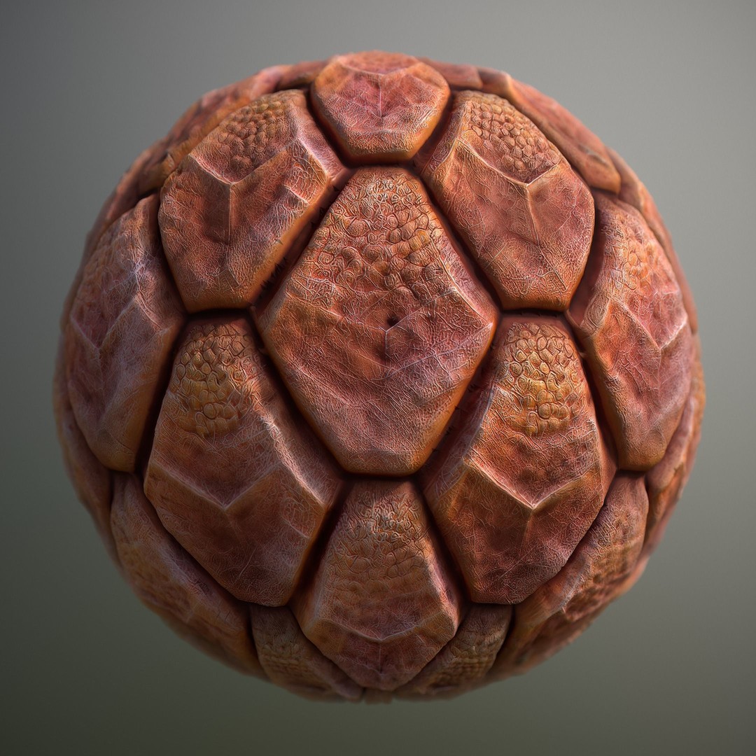 Alien Skin 3D Model – Seamless PBR Texture Pack, FBX & PNG - View 4
