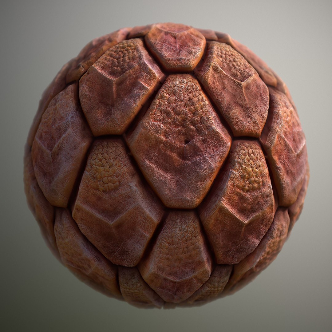 Alien Skin 3D Model – Seamless PBR Texture Pack, FBX & PNG - View 5