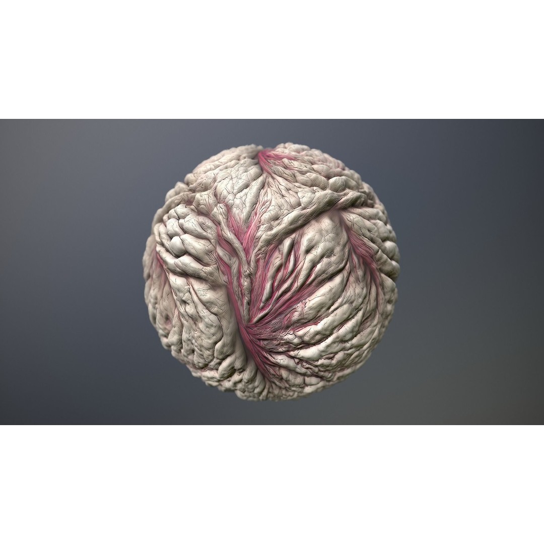 Monster Skin 3D Model – Seamless PBR Texture for Game Assets - View 10