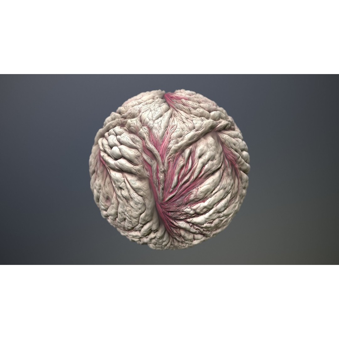 Monster Skin 3D Model – Seamless PBR Texture for Game Assets - View 11