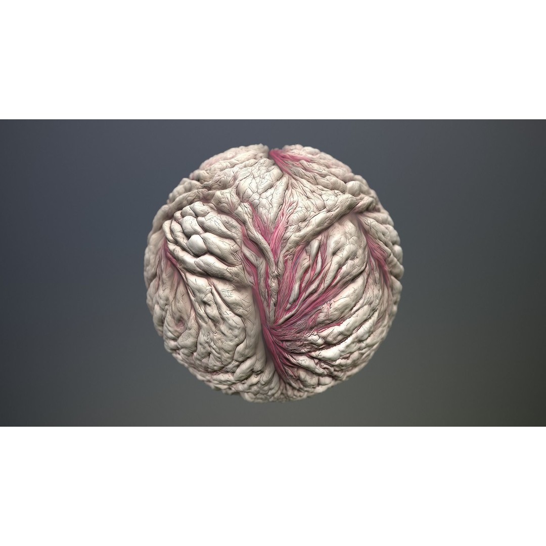 Monster Skin 3D Model – Seamless PBR Texture for Game Assets - View 12