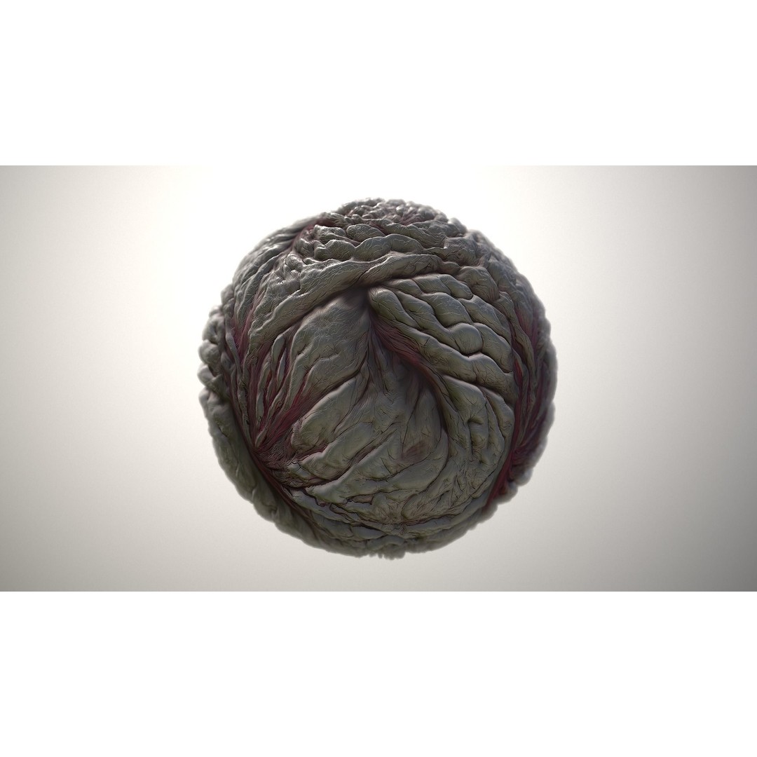 Monster Skin 3D Model – Seamless PBR Texture for Game Assets - View 3