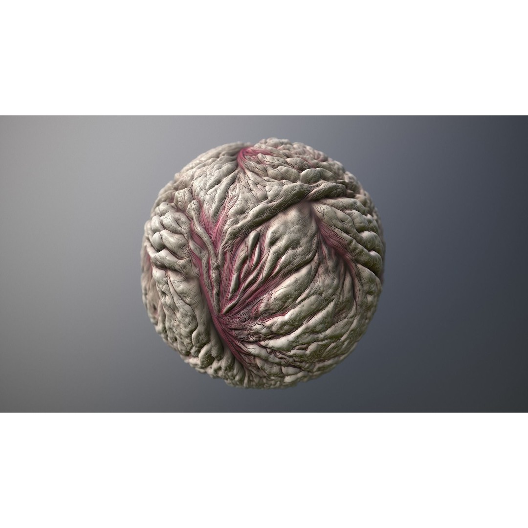 Monster Skin 3D Model – Seamless PBR Texture for Game Assets - View 8