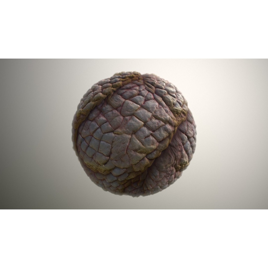 Monster Skin 3D Model – Seamless PBR Texture Pack for Games - View 18