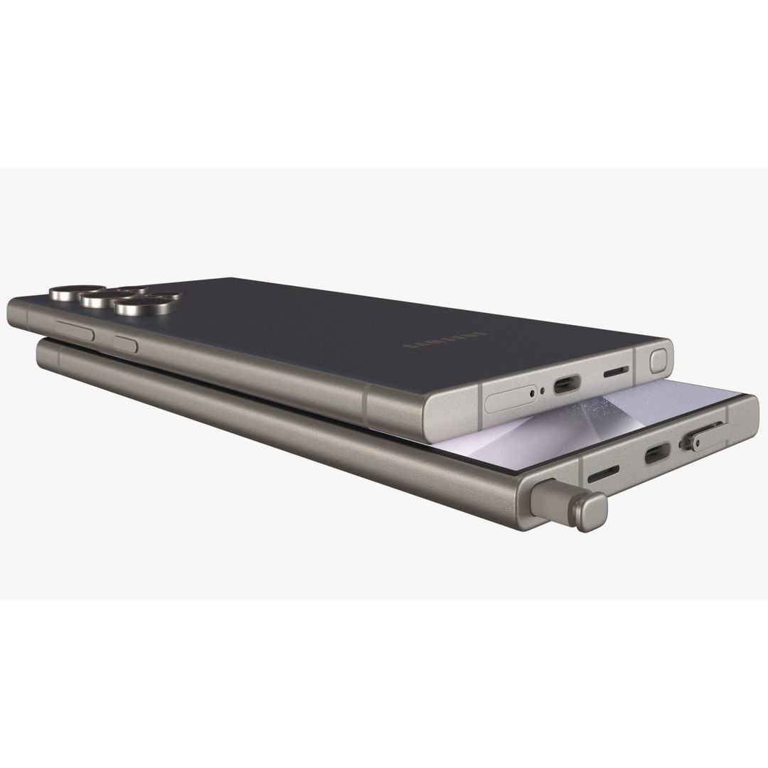 Samsung Galaxy S24 Ultra 3D Model – Low Poly Game Asset, FBX, OBJ - View 5