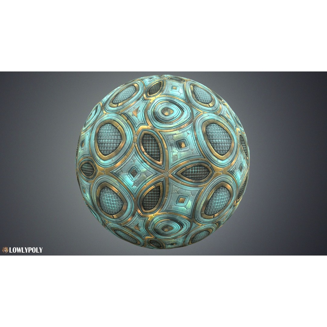 Sci-fi Textures 3D Model – Hand Painted PBR Textures, PNG - View 11