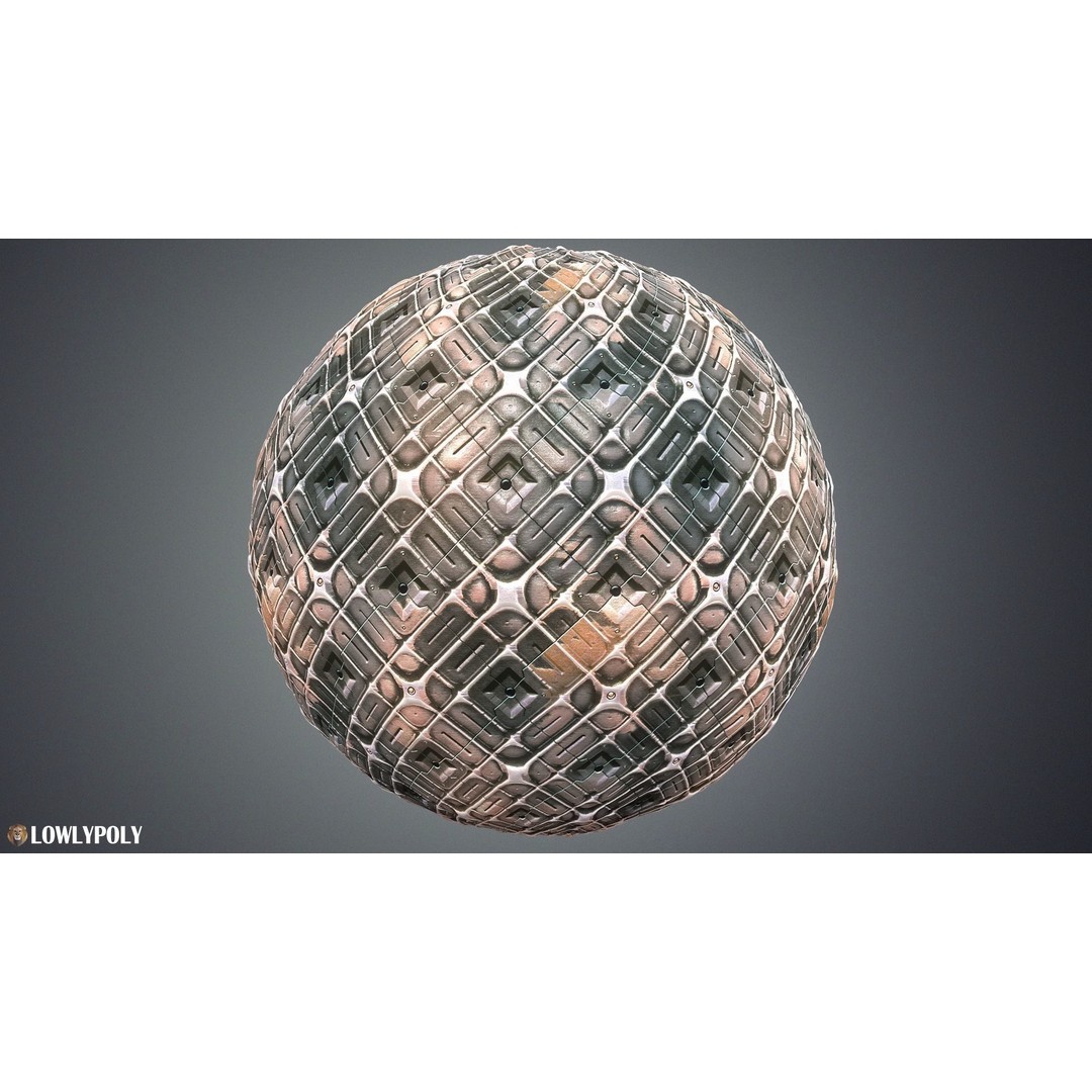Sci-fi Textures 3D Model – Hand Painted PBR Textures, PNG - View 17