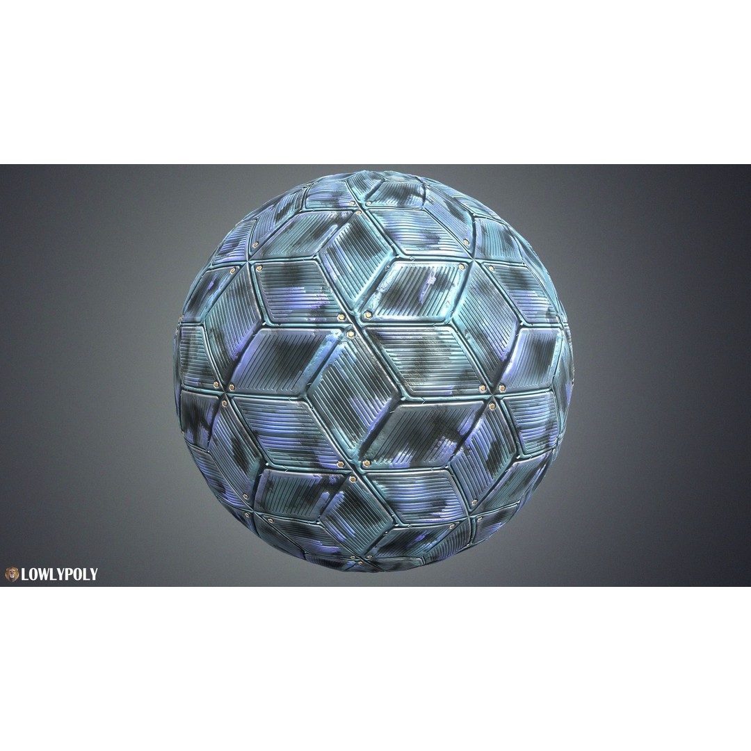 Sci-fi Textures 3D Model – Hand Painted PBR Textures, PNG - View 21