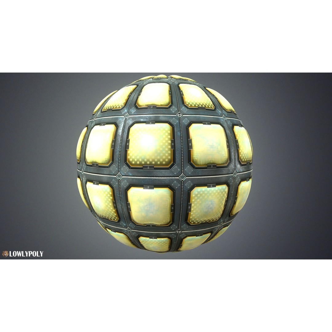 Sci-fi Textures 3D Model – Hand Painted PBR Textures, PNG - View 6