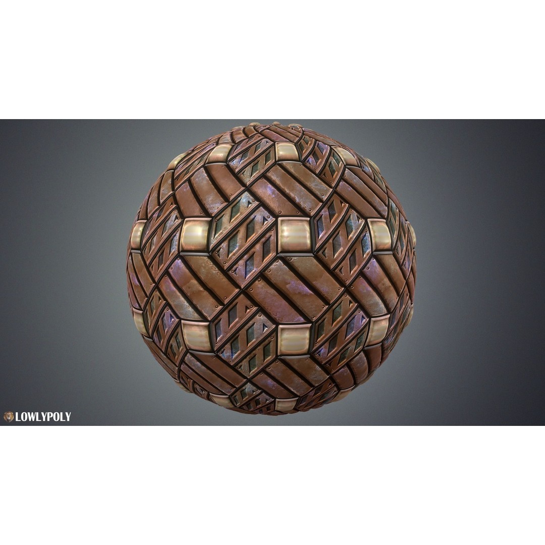 Sci-fi Textures 3D Model – Hand Painted PBR Textures, PNG - View 8