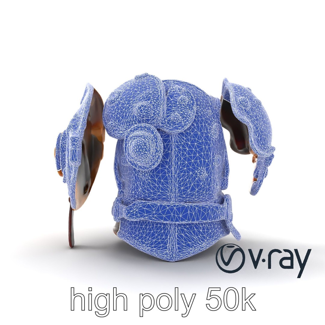 Steampunk Knight Armor 3D Model – Vintage Aesthetic, Low Poly, FBX - View 29