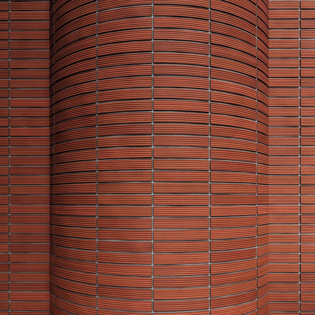 Brick Wall 3D Model – PBR Textures with Seamless Variants, OBJ & FBX - View 12