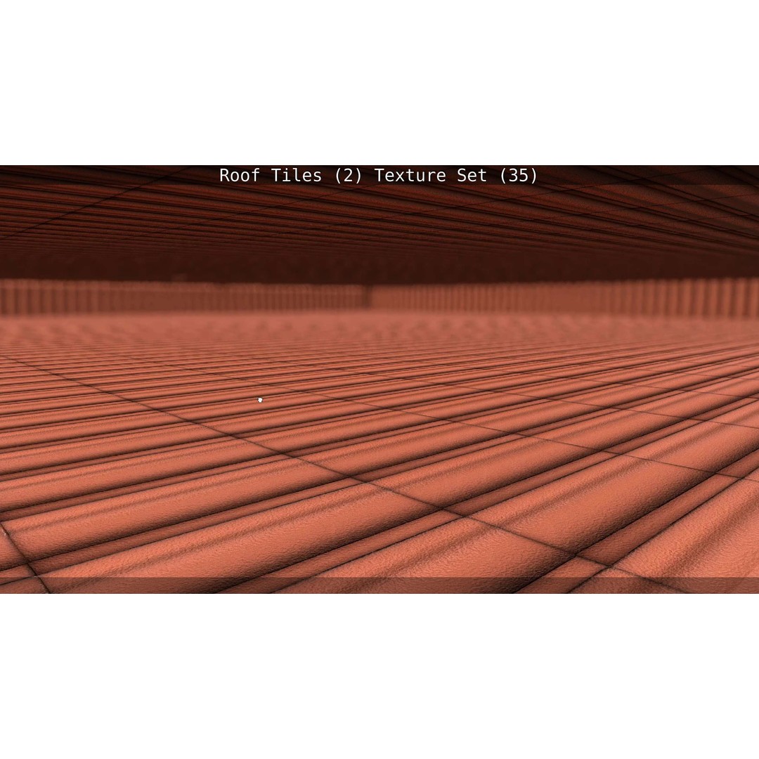 Roof Tiles 3D Model – PBR Texture Set, 4K Resolution - View 123