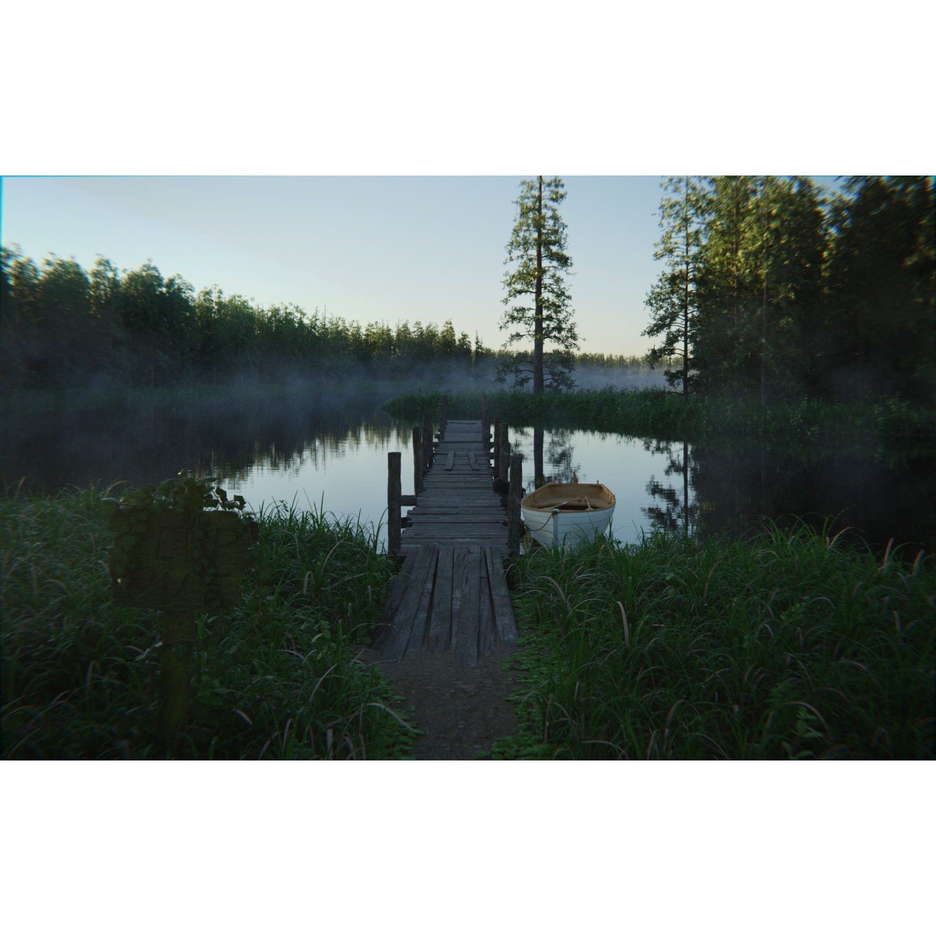 Forest Lake - Game-Ready 3D Model - View 10