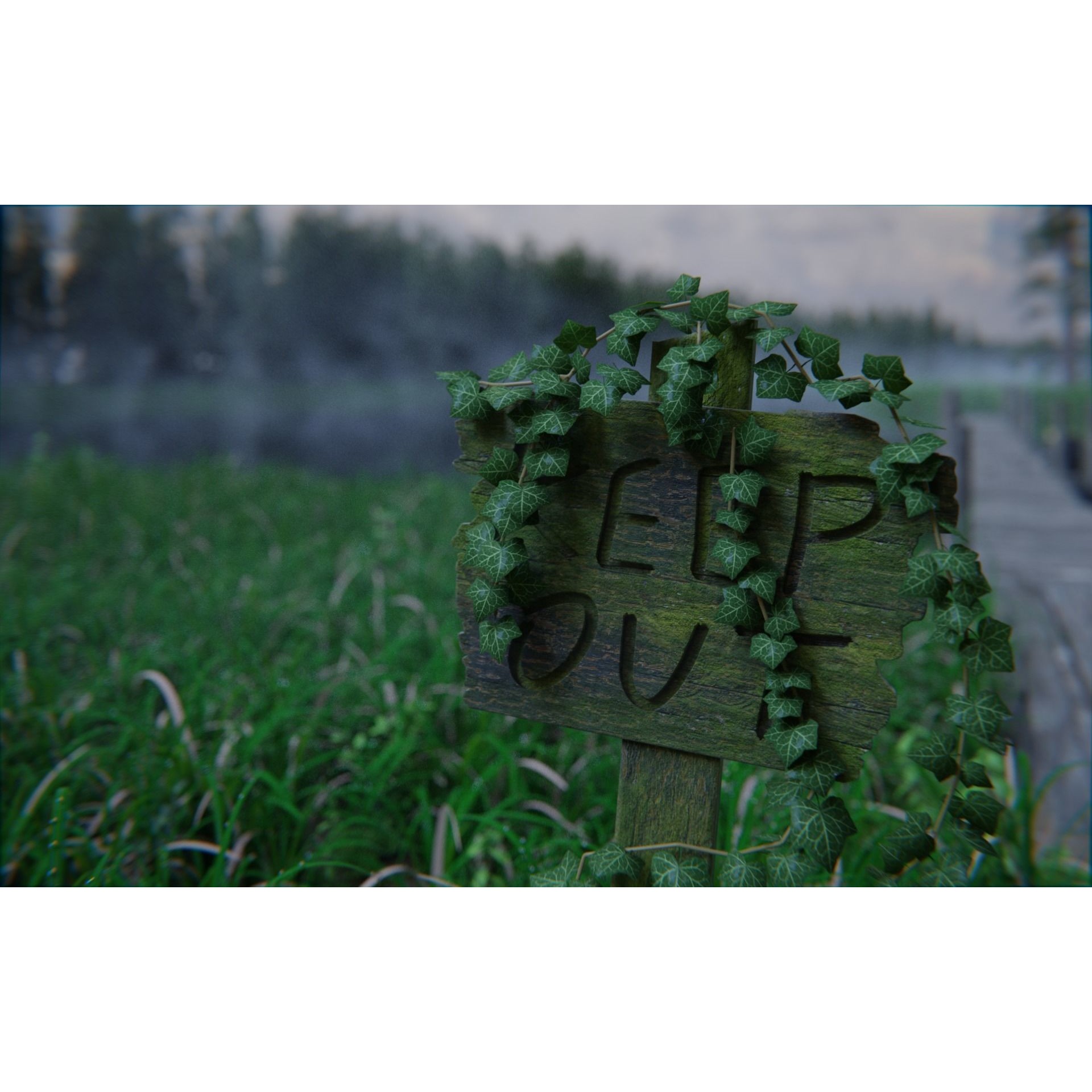Forest Lake - Game-Ready 3D Model - View 5