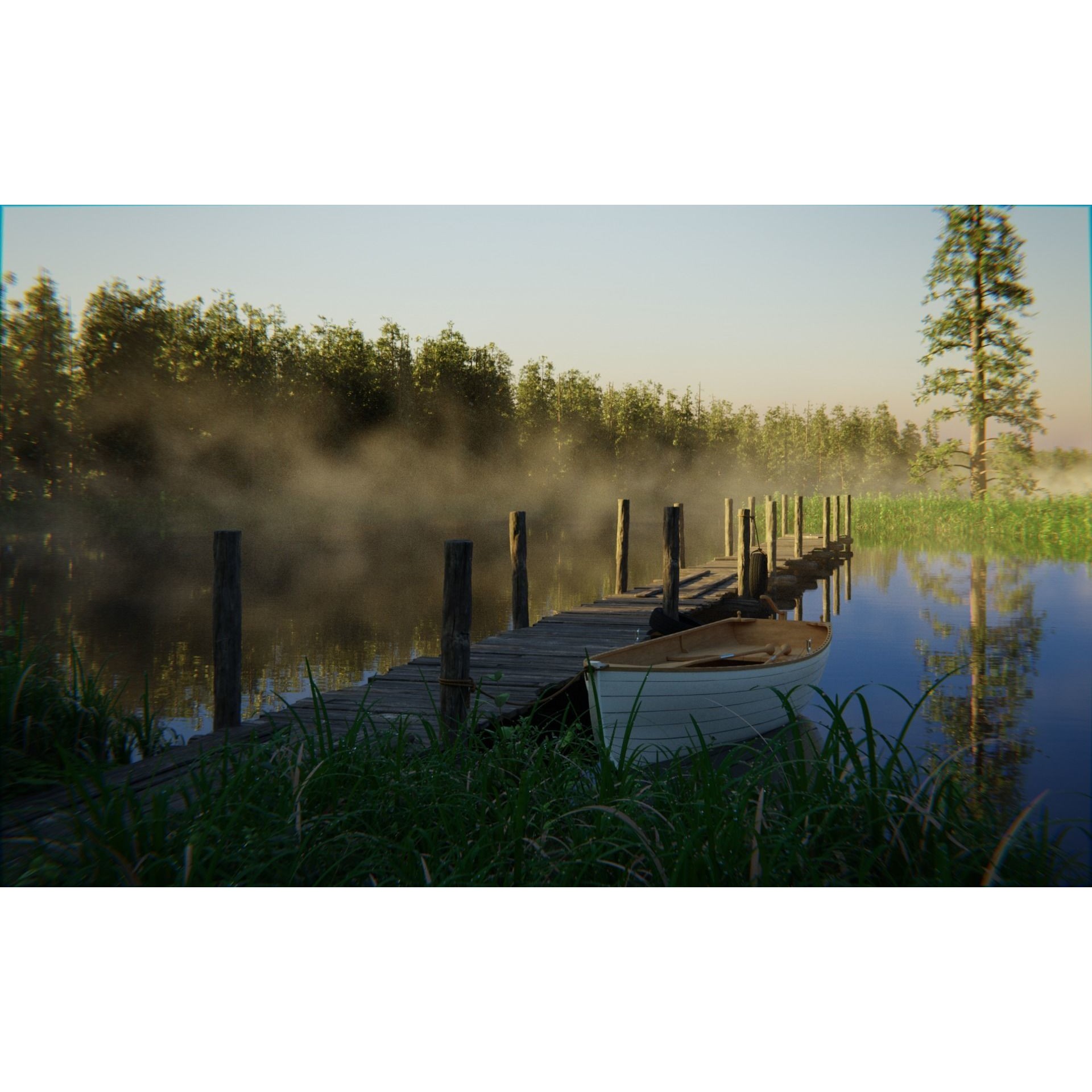 Forest Lake - Game-Ready 3D Model - View 9